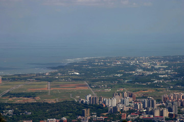High angel view of the beautiful cityscape