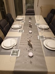 modern interior of restaurant