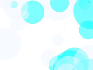 Abstract blue circles illustration background
