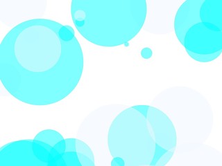 Abstract blue circles illustration background
