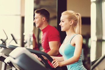 Fototapeta premium Treadmills.