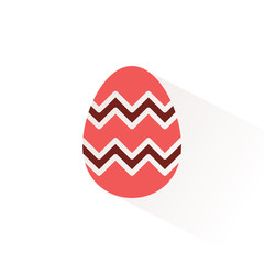 Easter egg. Isolated color icon. Celebrations vector illustration