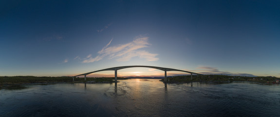 The bridge over the Saltstraumen seen from the east.