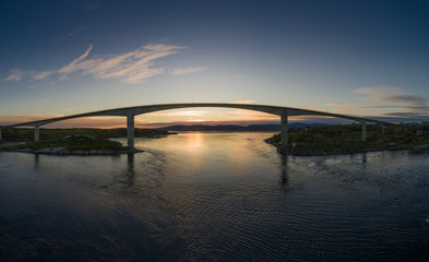The bridge over the Saltstraumen seen from the east.