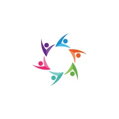 Community, network and social logo