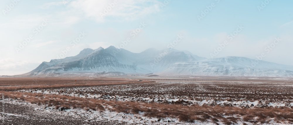 Wall mural iceland panorama