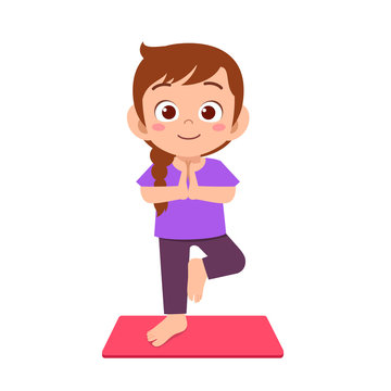 Kids Yoga Cartoon Images – Browse 9,423 Stock Photos, Vectors, and Video |  Adobe Stock