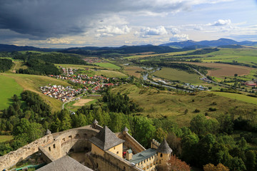 Fototapeta na wymiar Stara Lubovna Castle - medieval castle in Slovakia 