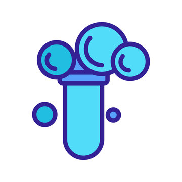 recommend clip art: foam, bubbles icon vector. Thin line sign. Isolated contour symbol illustration
