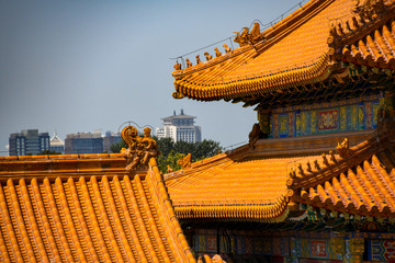 Fototapeta na wymiar Forbidden City on Tiananmen Square