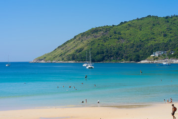Fototapeta premium Summer beach in phuket thailand