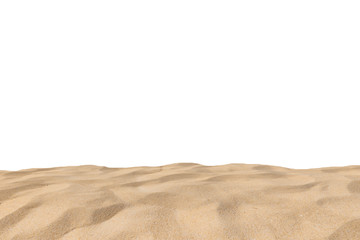 Fototapeta na wymiar beach sand isolated on white background