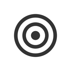 Target icon vector symbol logo illustration EPS 10