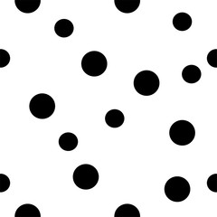 seamless geometric pattern with circles for fabric and Wallpaper