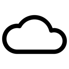 clouds icon with outline style. Suitable for website design, logo, app and ui.