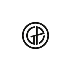 Letter GP logo Template Vector