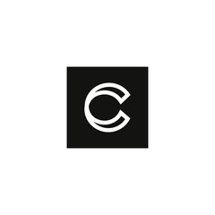 Letter C logo Template Vector