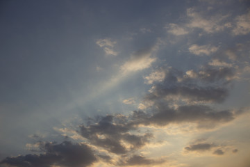 Fototapeta premium dramatic sky with clouds