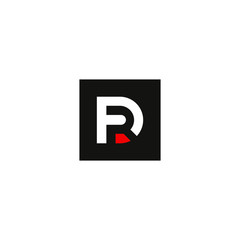Letter DR, RD logo Template Vector