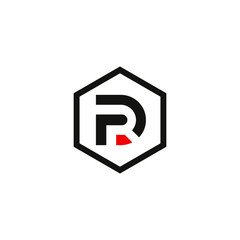 Letter DR, RD logo Template Vector