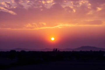 blur of sunset  nature wallpaper background