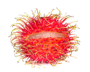 Rambutan an isolated on white background with clipping path