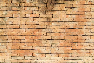 Background of brick old wall texture
