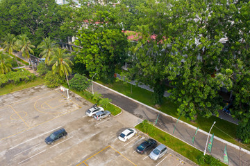 Ariel shoot of Institute of Technology, Phnom Penh, Cambodia 