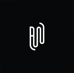 Fototapeta na wymiar Initial based modern and minimal Logo. AW WA letter trendy fonts monogram icon symbol. Universal professional elegant luxury alphabet vector design