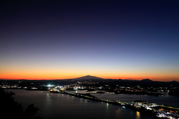 제주도의 아름다운 야경