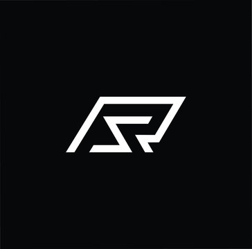 Initial based modern and minimal Logo. RS SR letter trendy fonts monogram icon symbol. Universal professional elegant luxury alphabet vector design