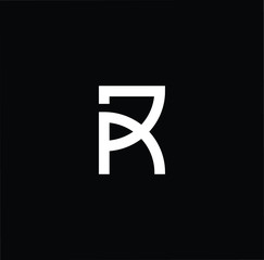 Initial based modern and minimal Logo. R RA AR RK KR letter trendy fonts monogram icon symbol. Universal professional elegant luxury alphabet vector design