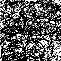 Black and white grunge texture. Abstract ink template