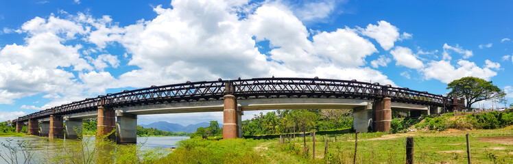 Beautiful landscape of Victoria Bridge, Kuala Kangsar, Malaysia