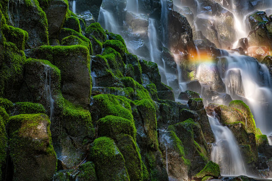 Ramona Falls Waterfall in Oregon