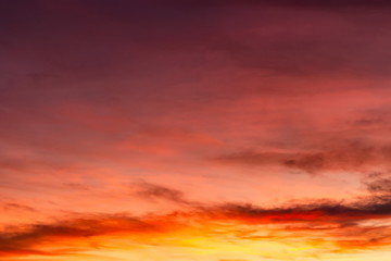 Dramatic sunset. Background sky at sunset and dawn.