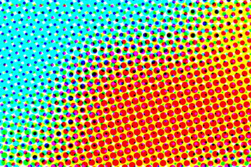 colorful halftone background and texture. illustration.