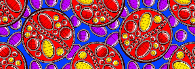 african seamless pattern, picture art and abstract background, vector illustration file.