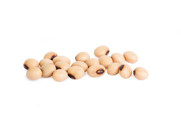 Soy bean isolated on white background raw food drink object design