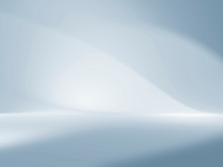 Futuristic White Dramatic Lighting Background with Wind Effect