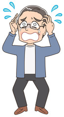 おじいさん シニア 祖父 おじいちゃん 男 おじさん イラスト マンガ