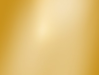 gold gradient abstract background. Golden polish metal with soft glowing backdrop illustration texture for new year, christmas, Chinese New Year, valentine, event, festival