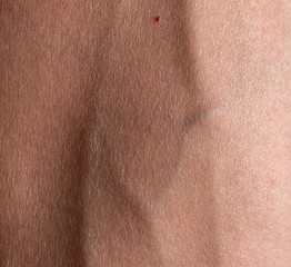 veins on a male hand as a background