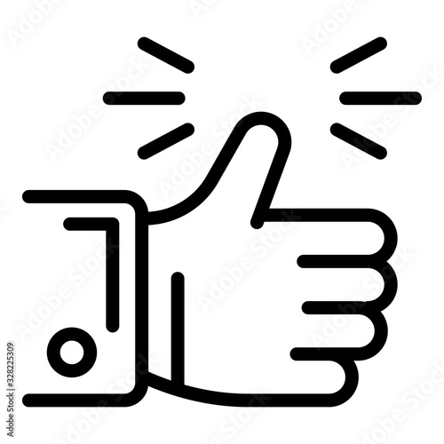Goal Thumb Up Icon Outline Goal Thumb Up Vector Icon For Web Design Isolated On White Background Wall Mural Ylivdesign Goal Thumb Up Icon Outline Goal Thumb Up Vector Icon For Web Design Isolated On White Background Wall Mural Ylivdesign