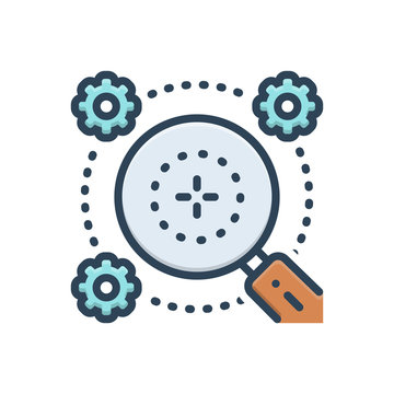 Color illustration icon for generalities