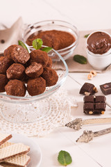 Chocolate truffles.