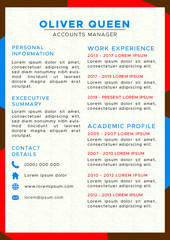 Resume template
