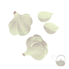 ニンニクのイラスト