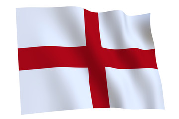 Flag waving England