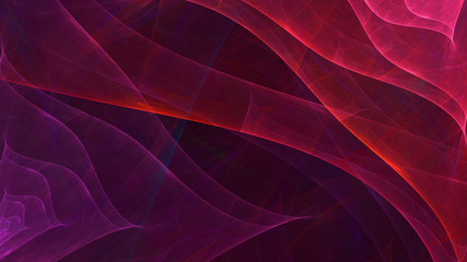 Fractal 3D rendering abstract and shiny background